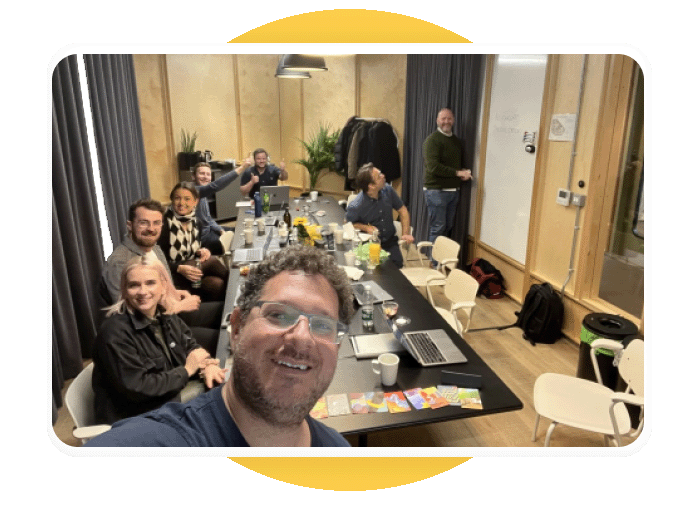 The Sprout.ai team around a table