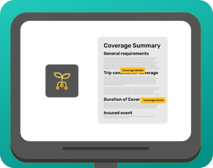 Illustration showing policy checking process